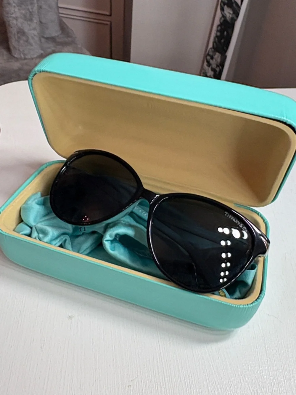 Tiffany & Co. Turquoise and Black Women’s Sunglasses